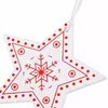 Springos CA0658 Wooden Christmas Stars 5 cm Photo 6