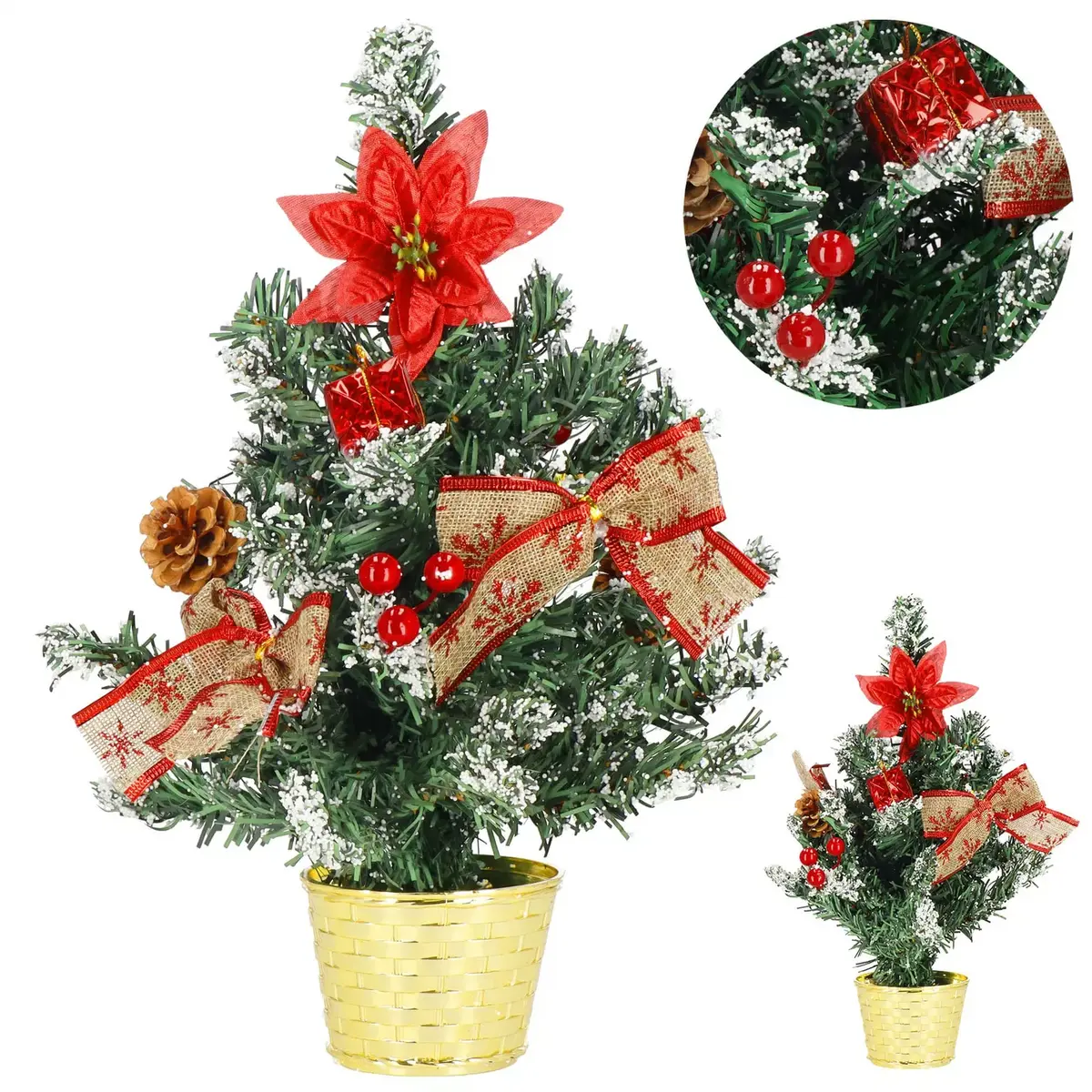 Springos CA1049 Decorative Christmas Tree Ornament 40 cm Photo 6