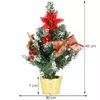 Springos CA1049 Decorative Christmas Tree Ornament 40 cm Photo 7