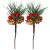 Springos CA0807 Poinsettia Christmas Ornament 16 cm Photo 2