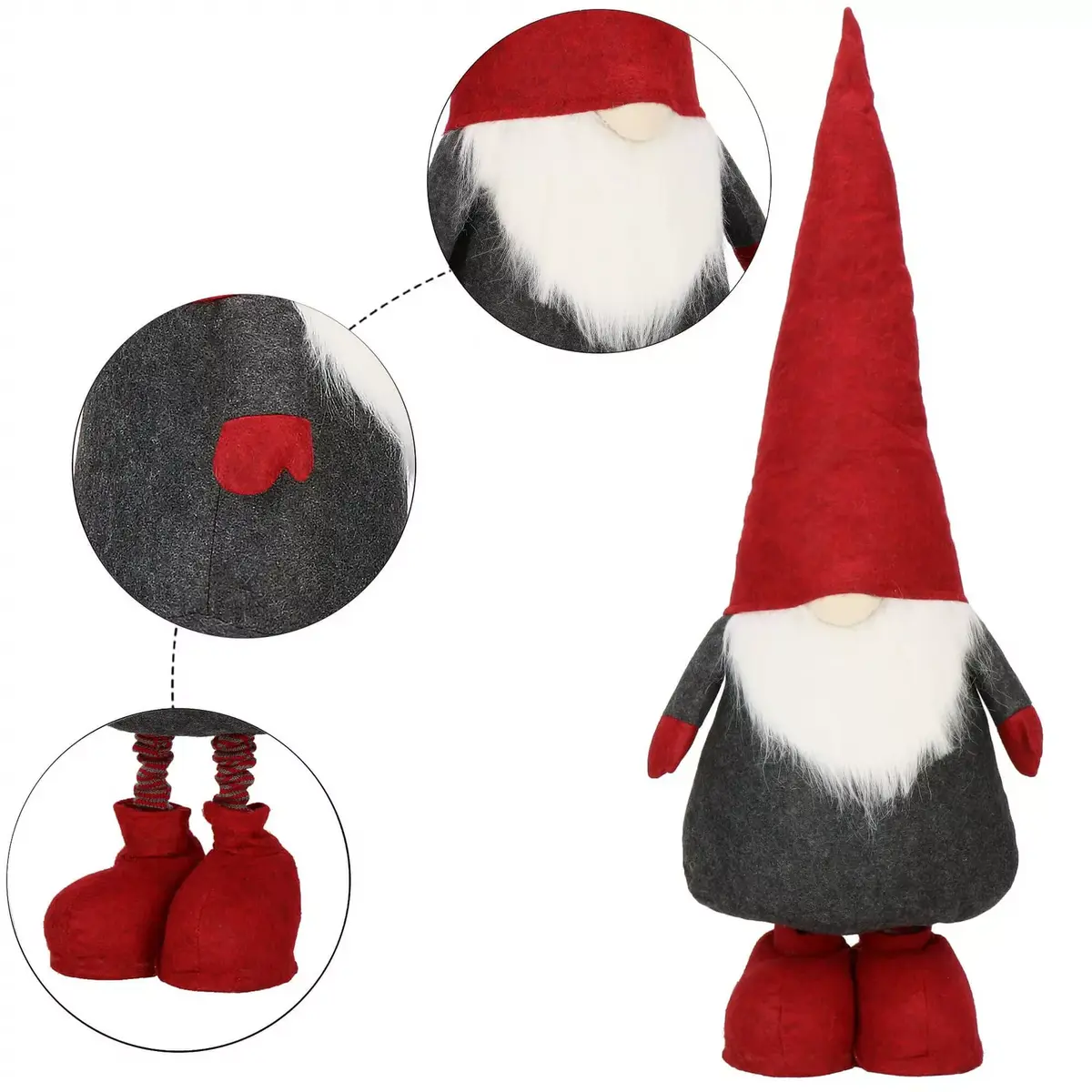 Springos CA0894 Christmas Gnome Tabletop Decoration Photo 7