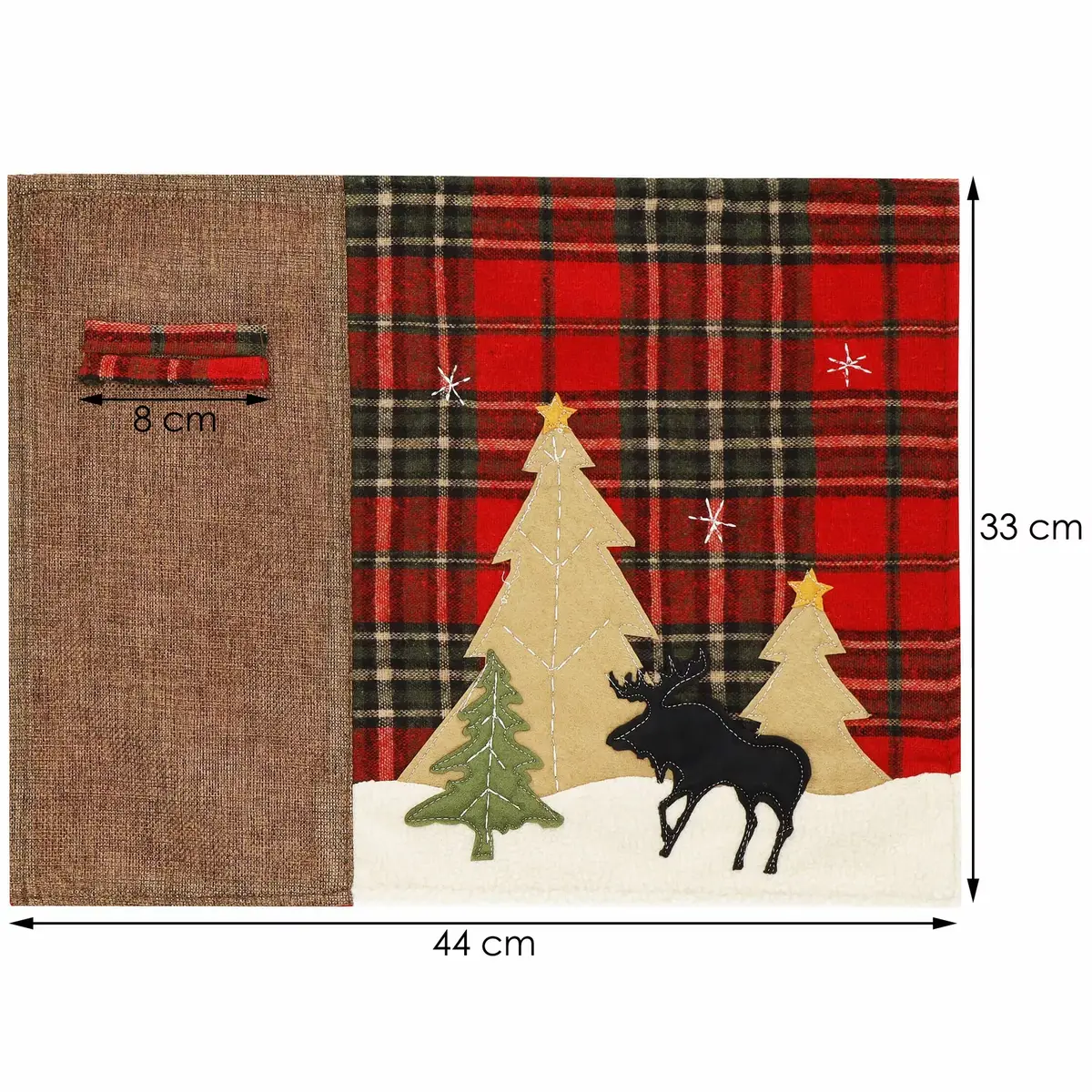 Springos CA1084 Christmas Table Mat 44 x 33 cm Photo 4