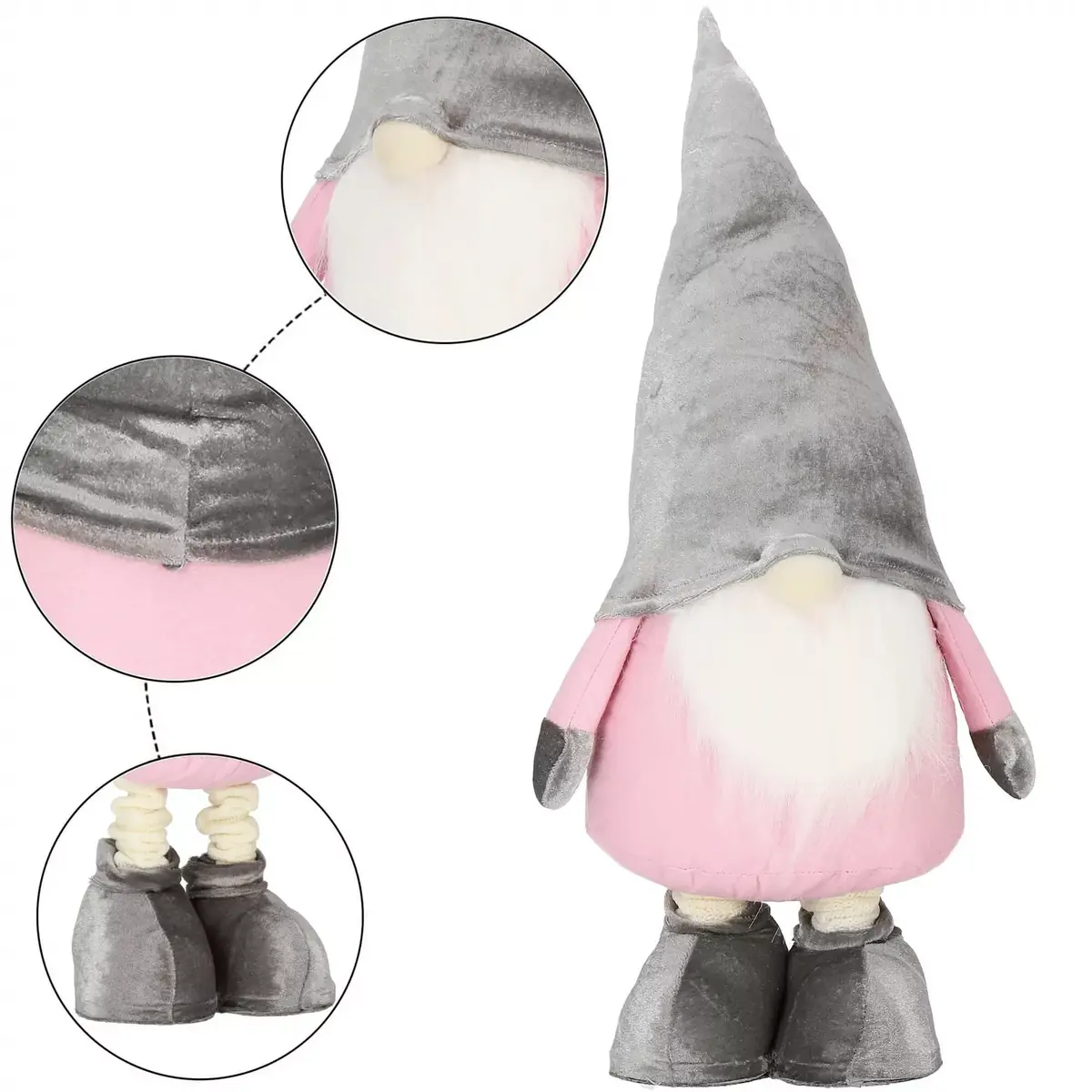 Стеклянная елочная игрушка Springos CA0902 Эльф Photo 8