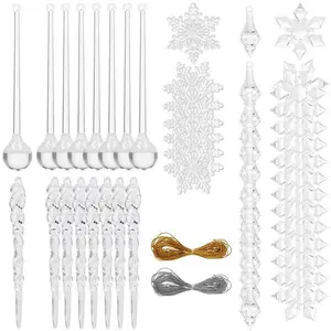 Springos CA0713 Christmas Decoration Set, 53 Pieces, Mixed Ornaments and Accessories