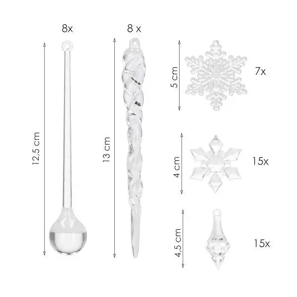 Springos CA0713 Christmas Decoration Set - 53 Pieces Photo 8