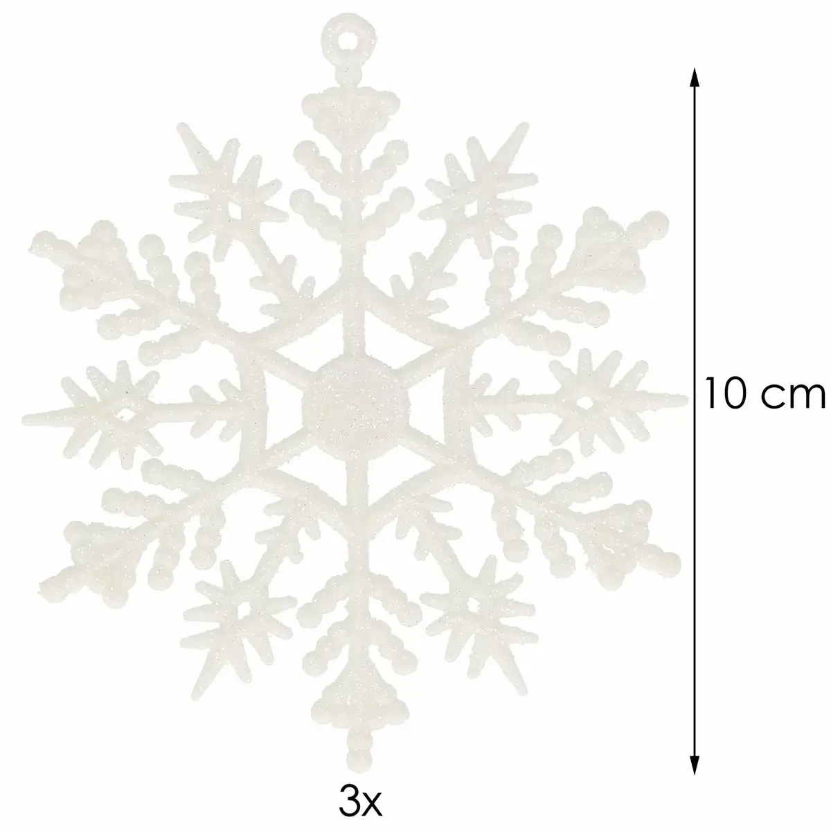Springos CA0775 Christmas Snowflake Ornaments Set Photo 5