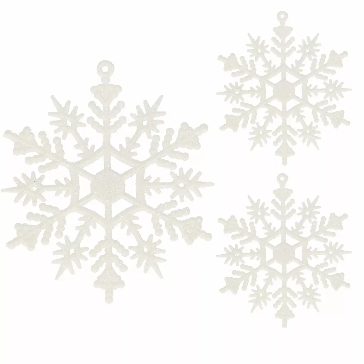 Springos CA0775 Christmas Snowflake Ornaments Set Photo 9