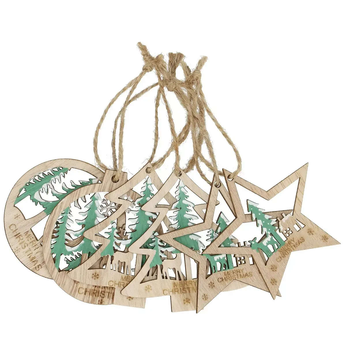 Springos CA1091 Wooden Decorative Ornament Photo 3
