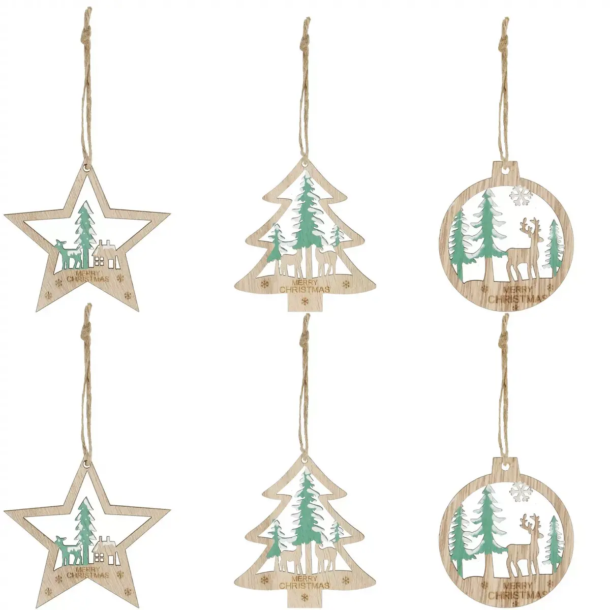 Springos CA1091 Wooden Decorative Ornament Photo 10