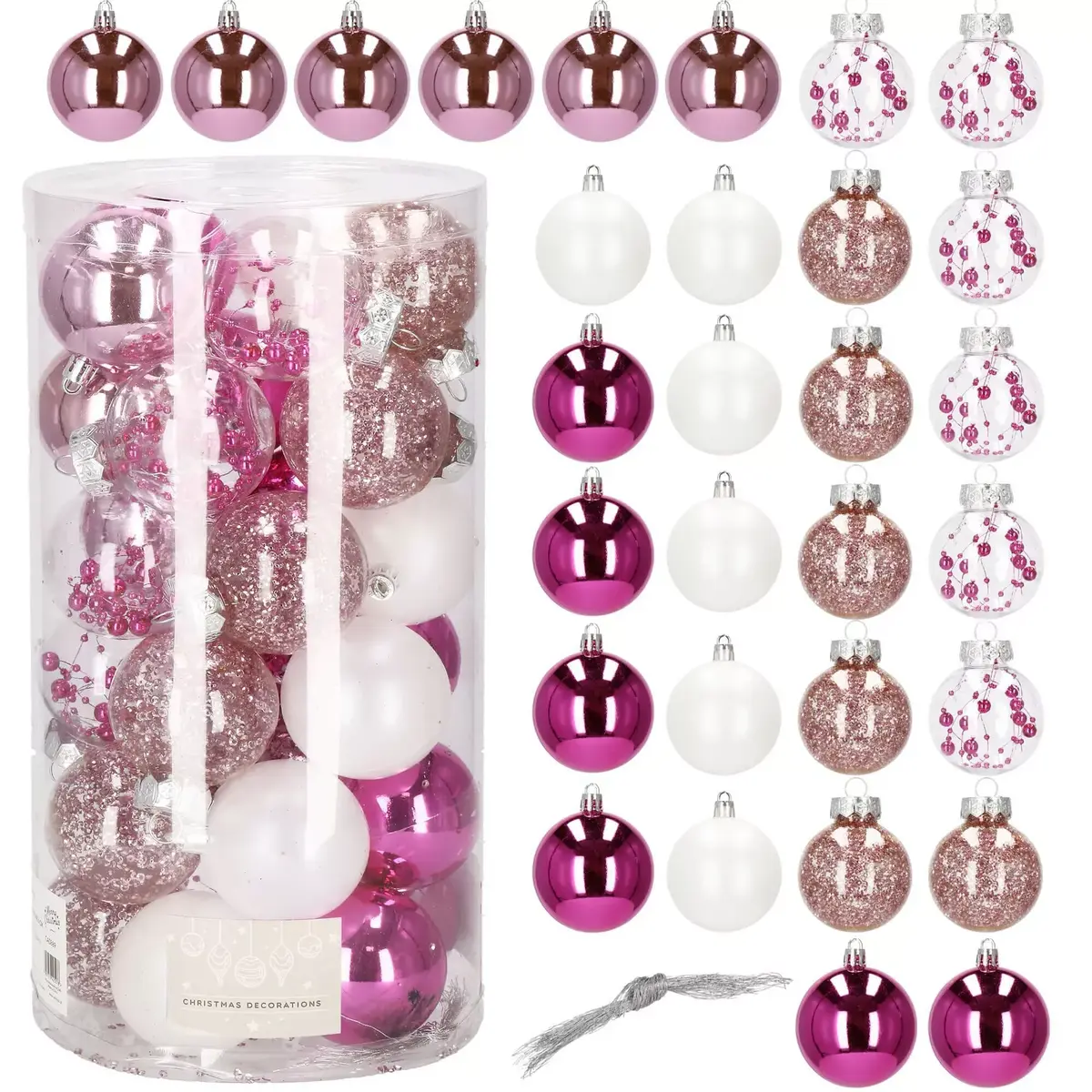 Springos CA0889 Christmas Baubles Set - 30 Pieces Photo 8
