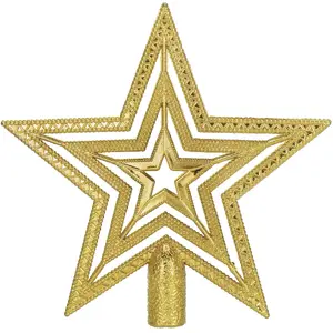 Springos CA0787 Christmas Star Decoration 14.5 cm Tabletop or Hanging Ornament