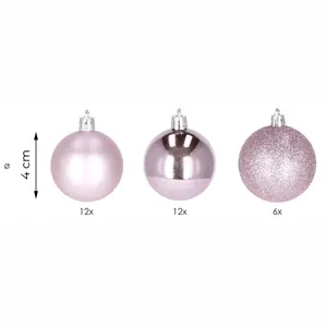Springos CA0121 Christmas Tree Baubles Set, 30 Pieces, 3 cm Diameter