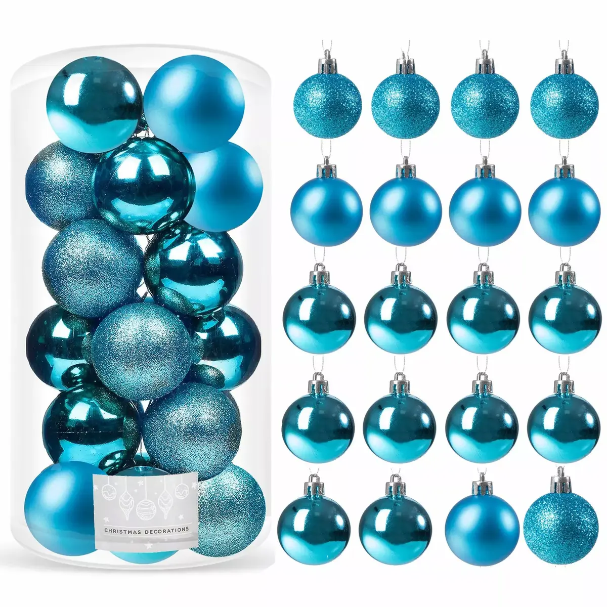 Springos Шары Christmas CA0097 — 20 шт., 4 см Photo 7