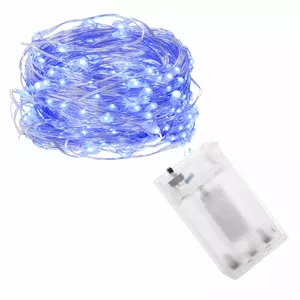 Dekoratīvā virtene uz baterijām Springos CL0020, 100 LED, darbināma ar baterijām