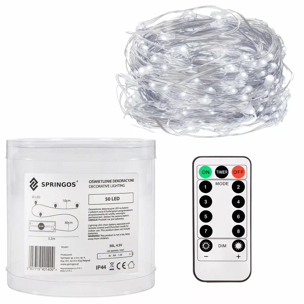 String light Springos CL0106 — 50 LEDs Photo 8