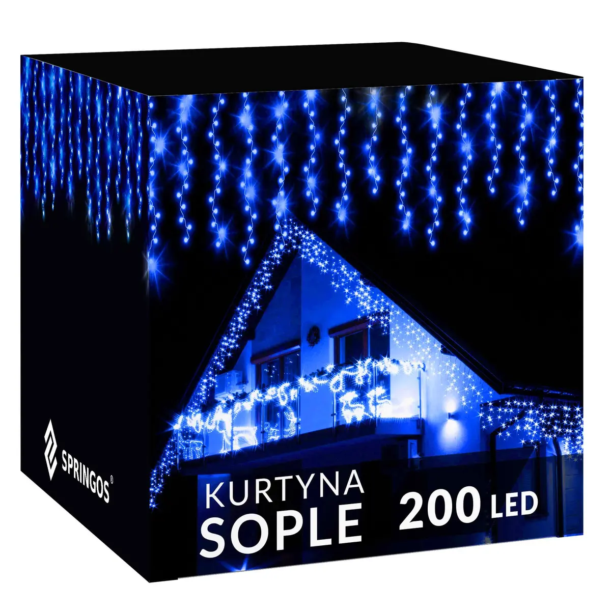 Gaismu virtene Springos CL0202 200 LED