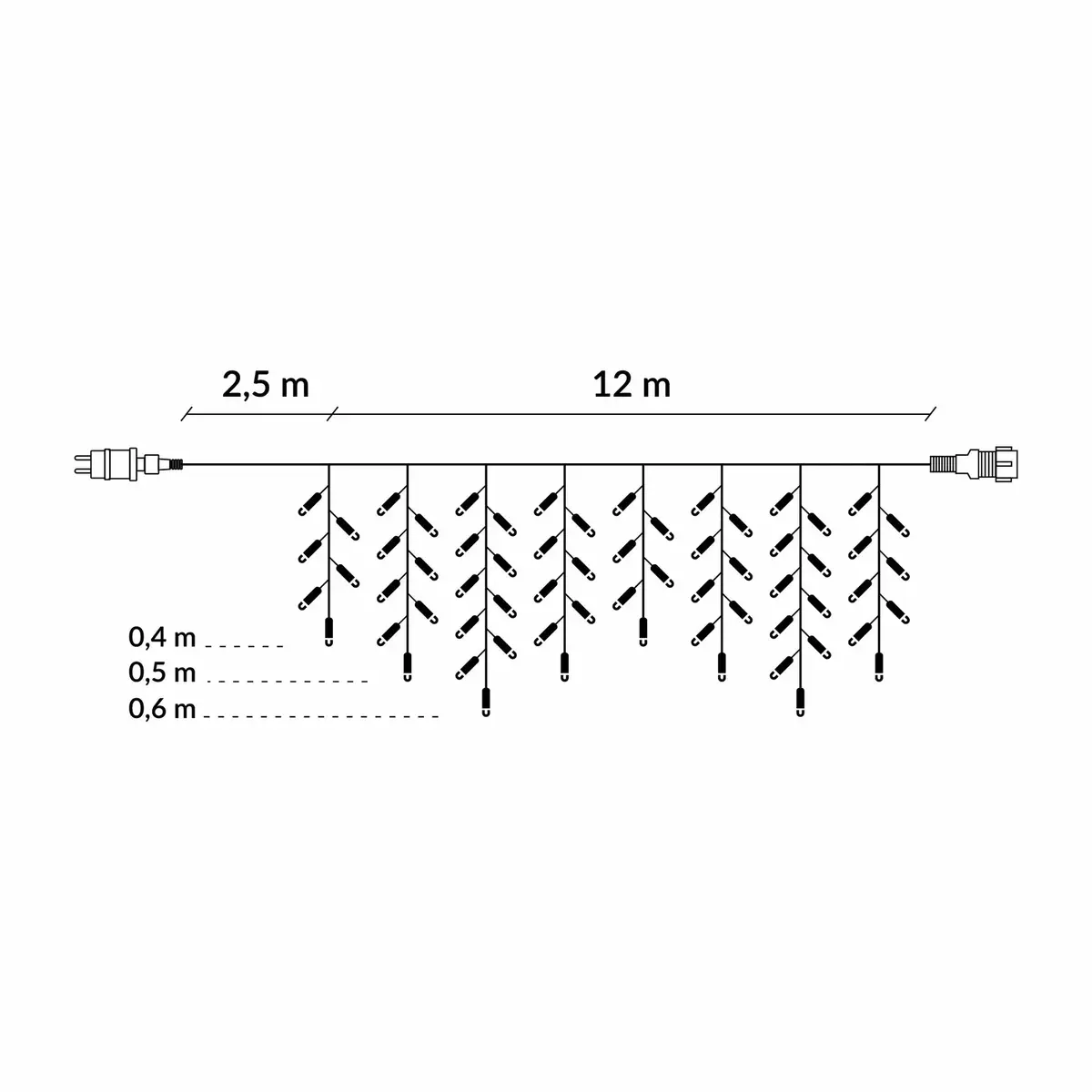 Гирлянда-занавес Springos CL0300 300 LED Photo 10