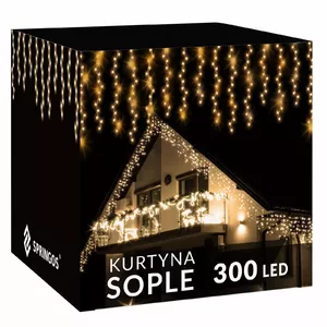 Гирлянда Springos CL0301 — декоративная рождественская LED-лентa, 300 светодиодов