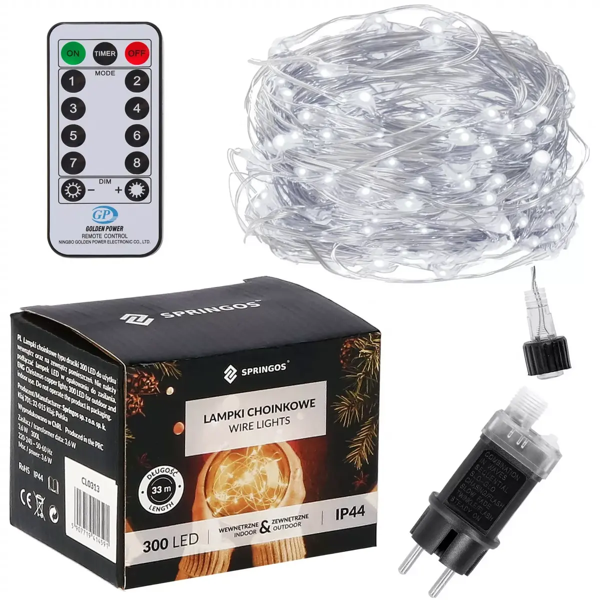 Гирлянда Springos CL0313 — 300 LED, 30 м Photo 7