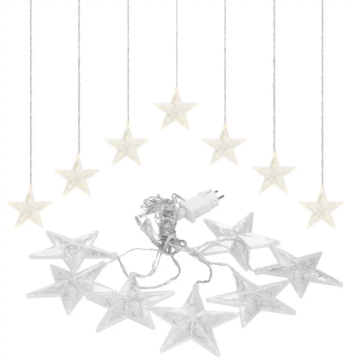 LED zvaigžņu aizkars Springos CL4016 — 70 LED Photo 3