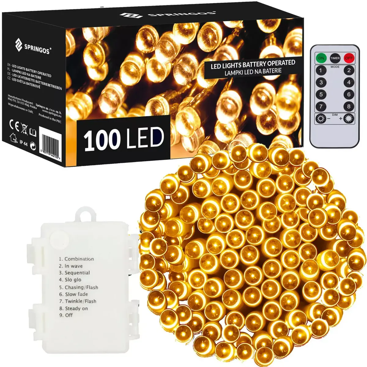 Springos CL4034 — гирлянда 100 LED Photo 7