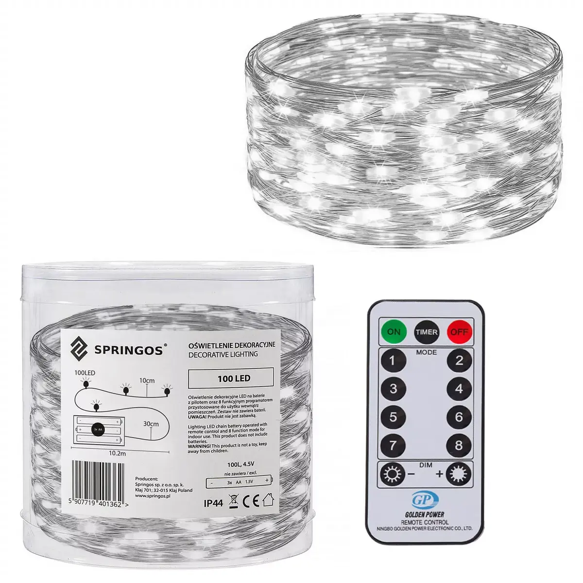 Springos CL0102 гирлянда декоративная 100 LED Photo 9