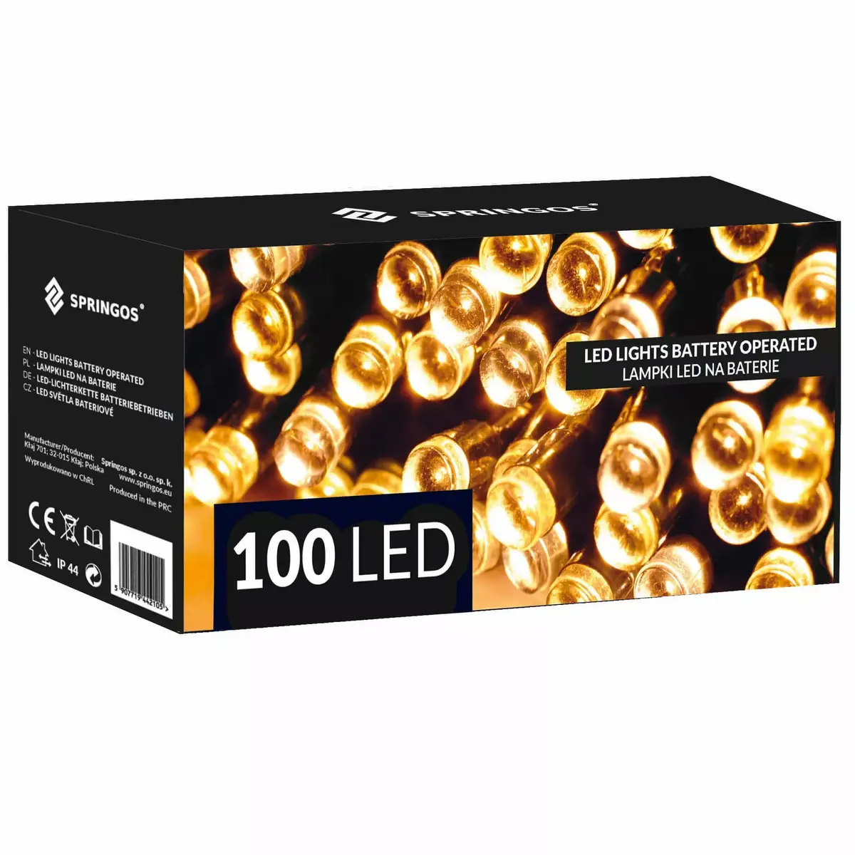 LED bateriju lampa Springos CL4030 — 100 LED Photo 2