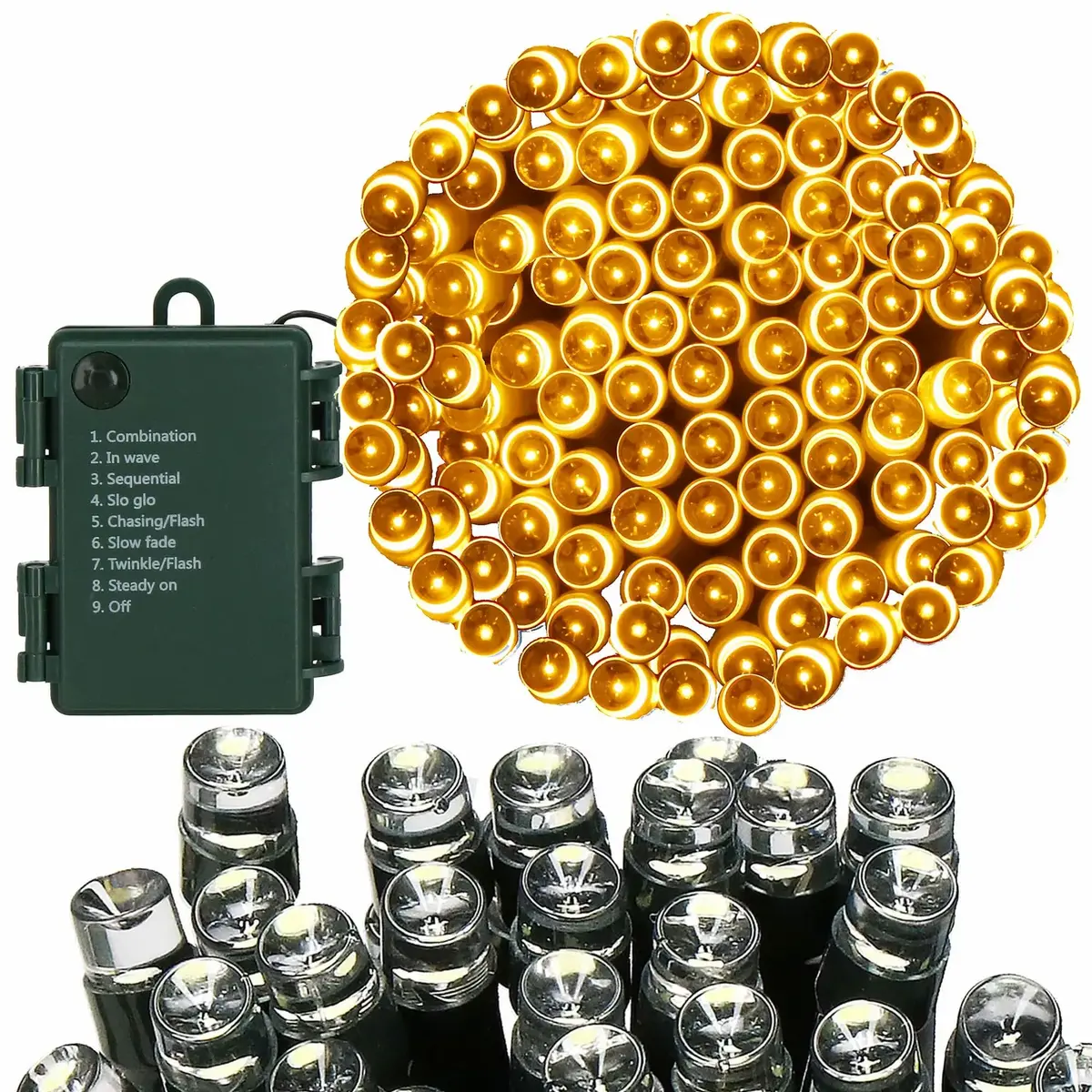 LED bateriju lampa Springos CL4030 — 100 LED Photo 7