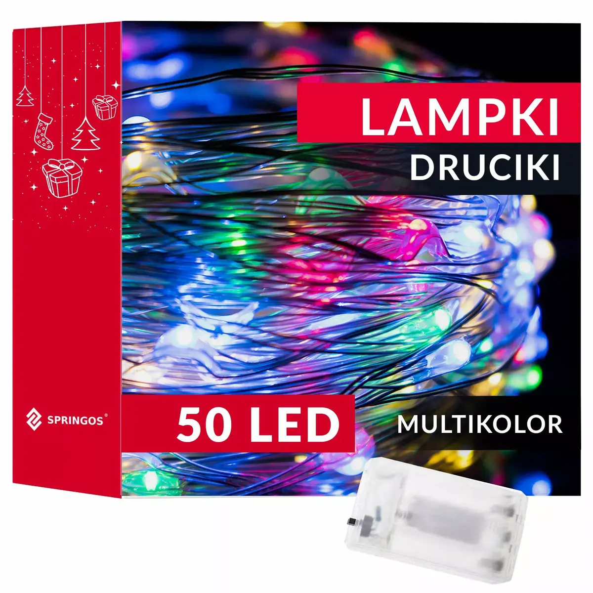 Springos CL0017 LED bateriju dekoratīvā lampa Photo 7