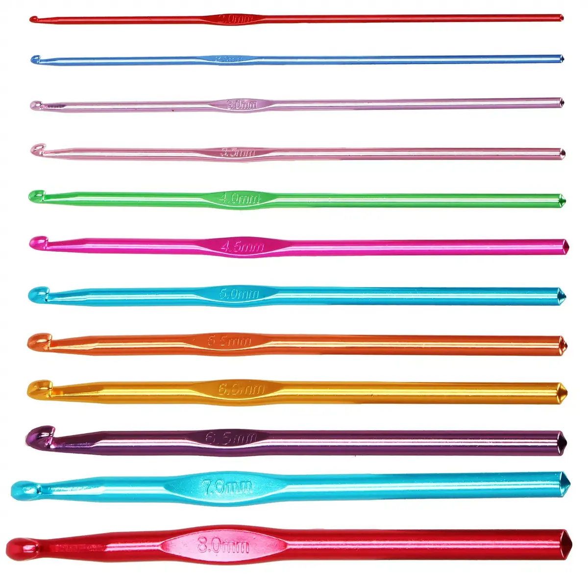 Springos HA7239 Crochet Hook Set - 12 Pieces Photo 5