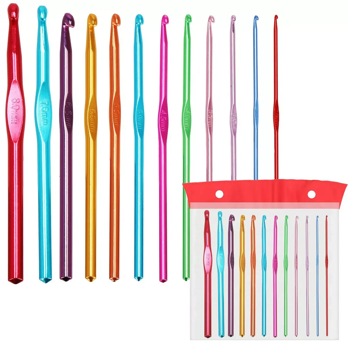 Springos HA7239 Crochet Hook Set - 12 Pieces Photo 7