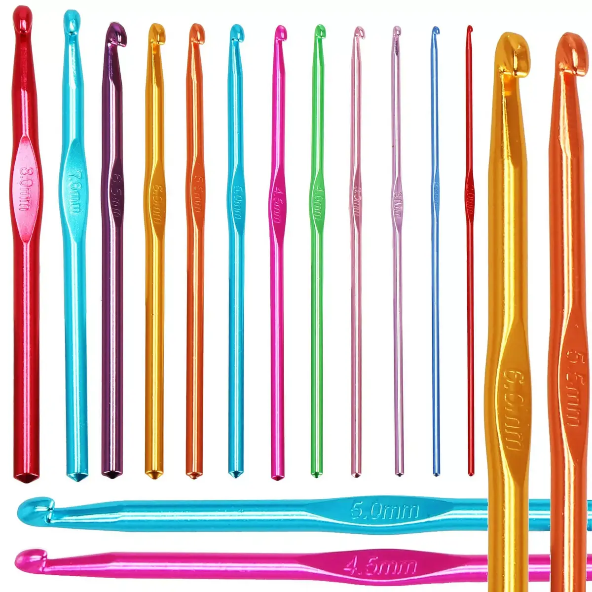 Springos HA7239 Crochet Hook Set - 12 Pieces Photo 8