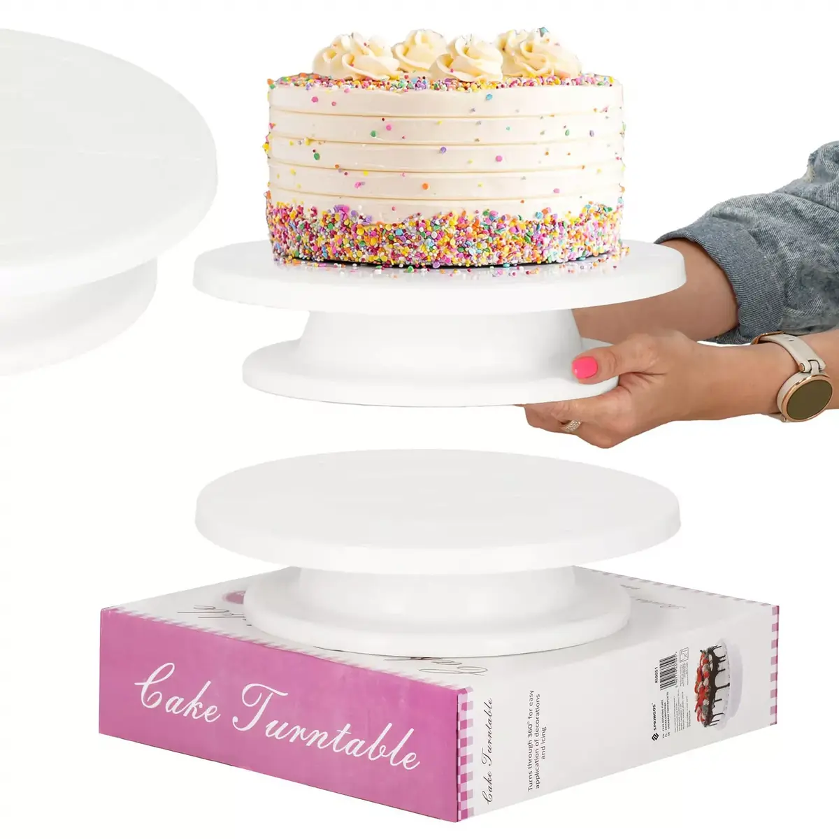 Springos KI0051 cake turntable 28 cm Photo 5