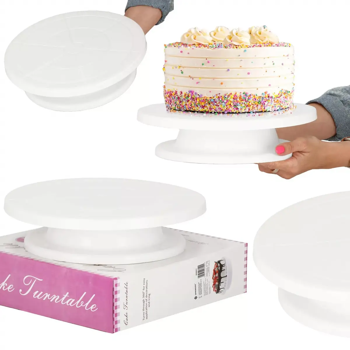 Springos KI0051 cake turntable 28 cm Photo 8