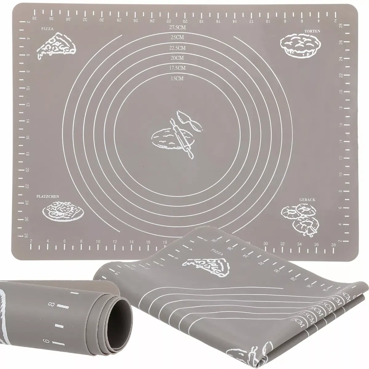 Silicone pastry board Springos KI0026 40x30 cm Photo 4