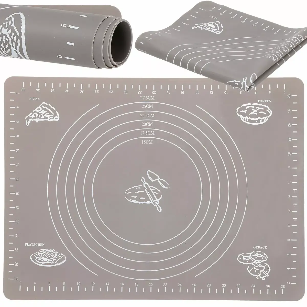 Silicone pastry board Springos KI0026 40x30 cm Photo 5