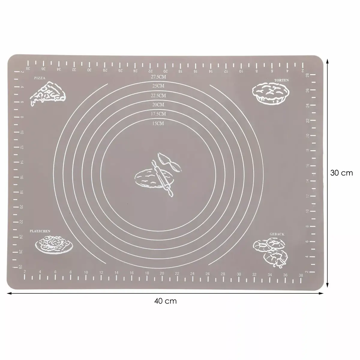 Silicone pastry board Springos KI0026 40x30 cm Photo 10