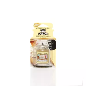 Yankee Candle Vanilla Cupcake Hanging Car Air Freshener Yellow