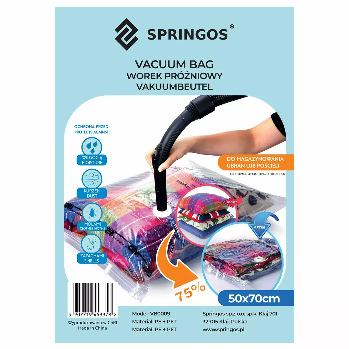Vakuuma maisiņš Springos VB0009 50×70 cm Photo 6