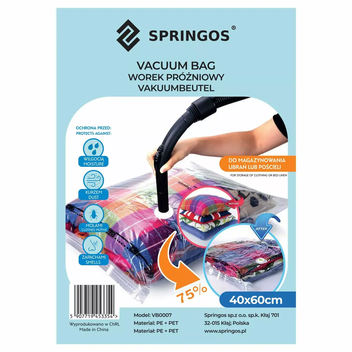 Vakuuma maisiņš Springos VB0007 40×60 cm Photo 2