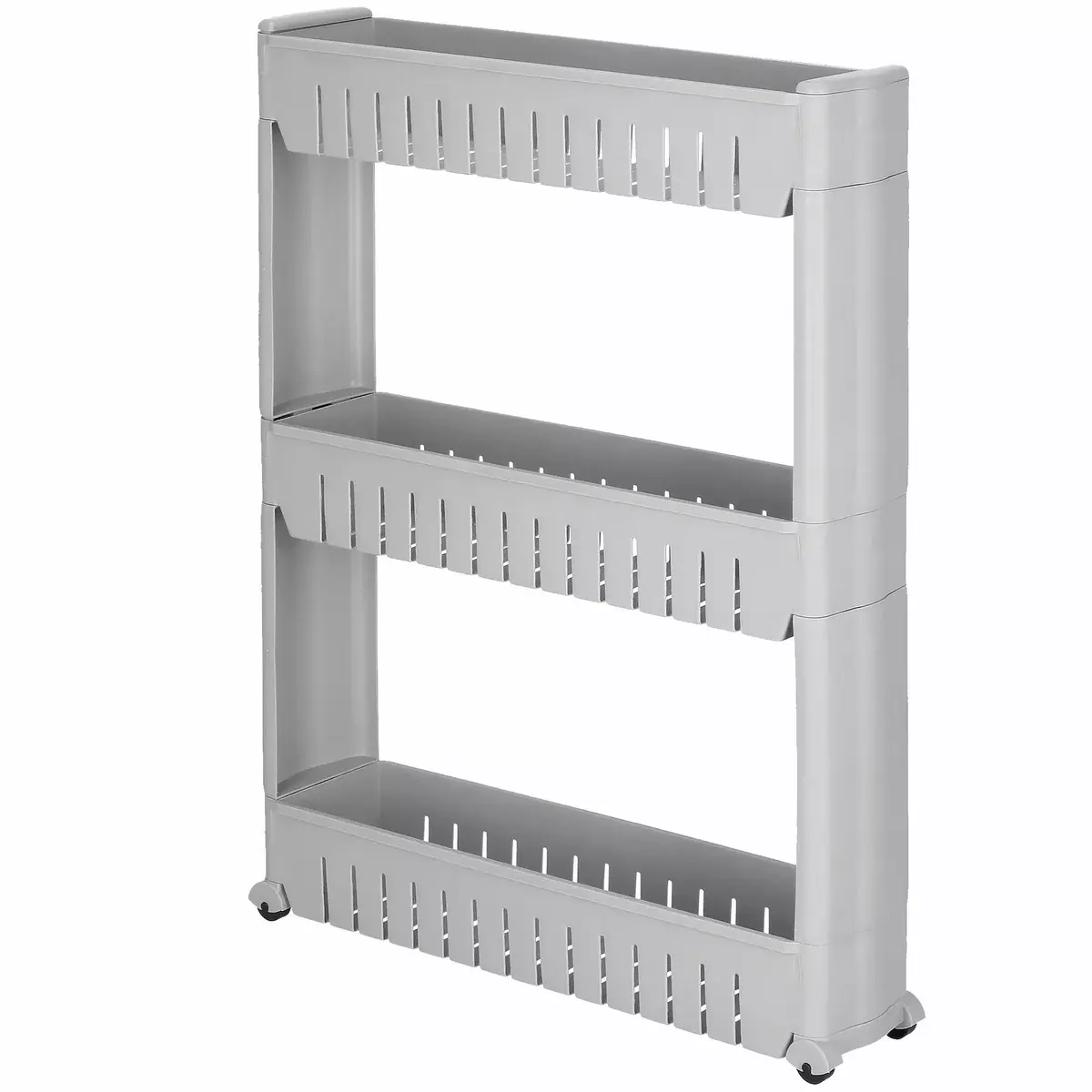 Springos HA1019 Mobile Cabinet with 3 Shelves Photo 5