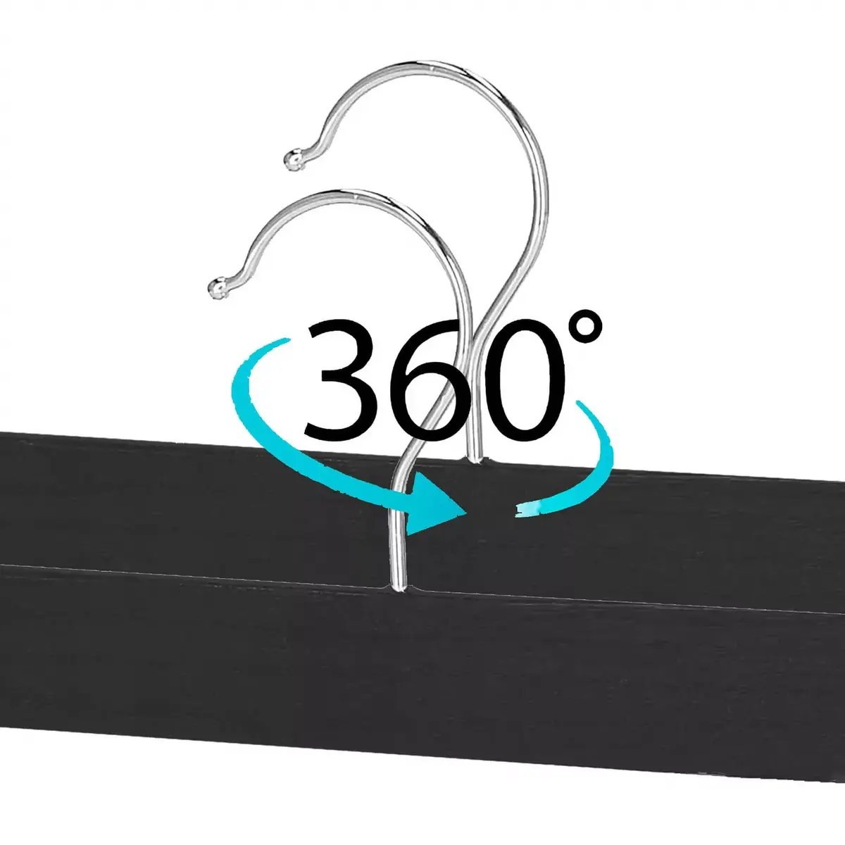 Springos HG0064 Clothes Hangers - Set of 2 Photo 4