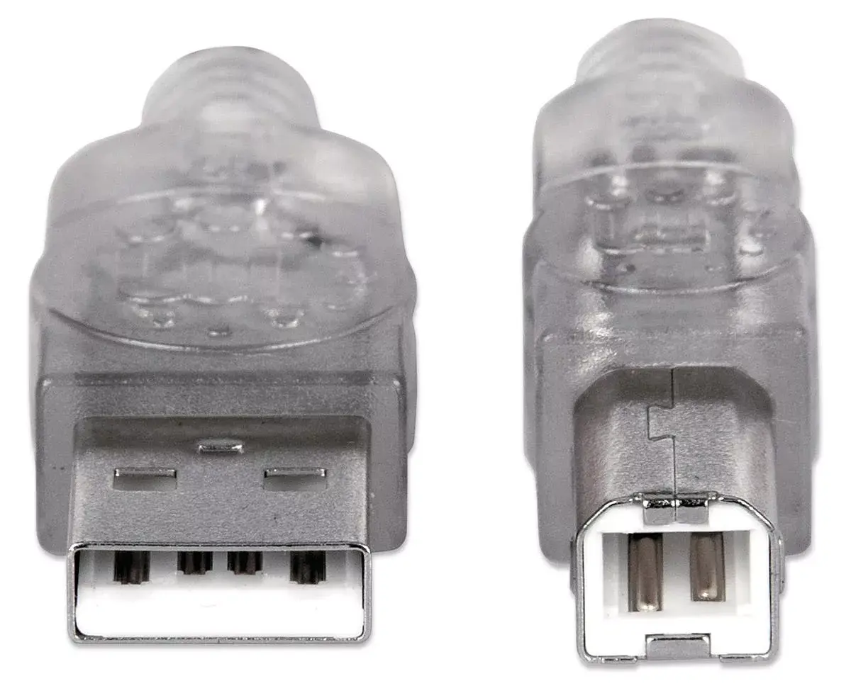 USB-A к USB-B кабель Manhattan USB2AA2M Photo 3