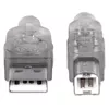 USB-A к USB-B кабель Manhattan USB2AA2M Photo 3