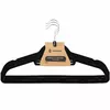 Wooden clothes hanger Springos HG0041 Photo 10