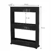 Springos HA1016 Rolling Storage Cart with 3 Shelves Photo 7