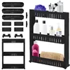 Springos HA1016 Rolling Storage Cart with 3 Shelves Photo 9