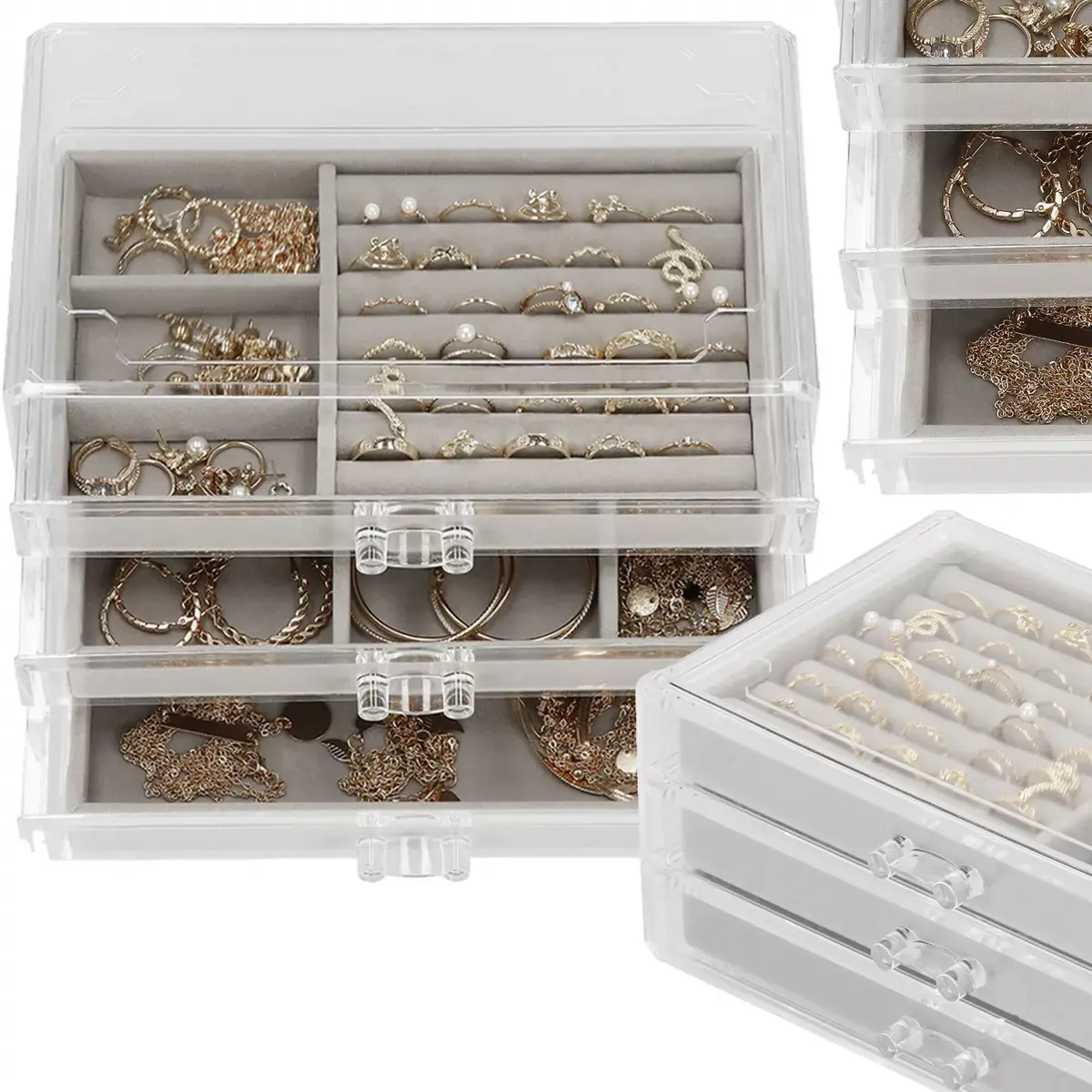 Jewelry organizer Springos HA1045 compact box Photo 10
