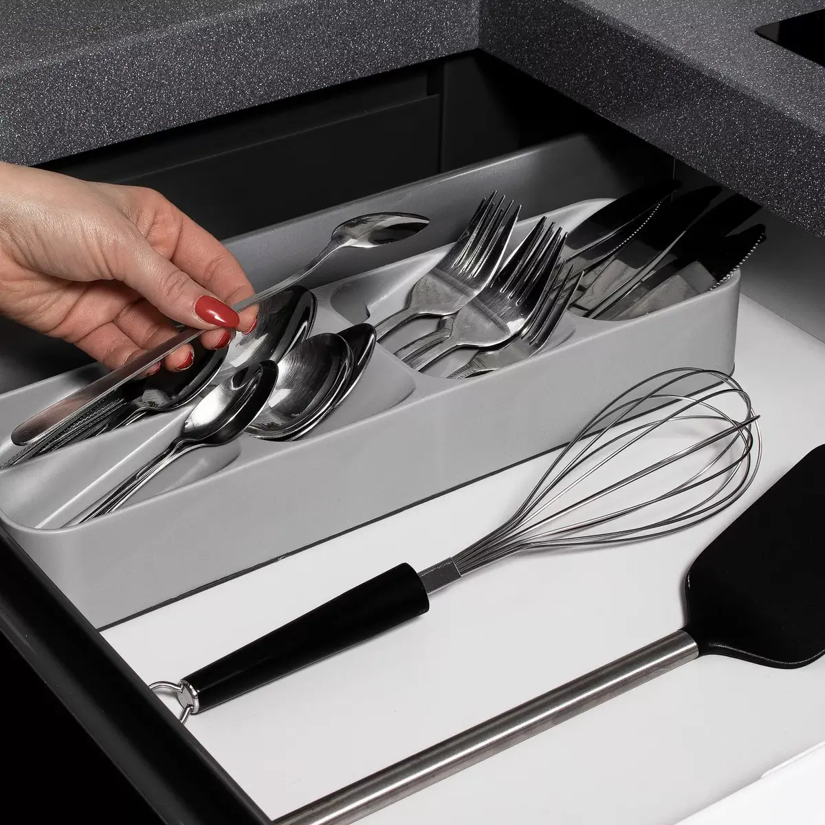 Cutlery Drawer Organizer Springos HA3067 Photo 2