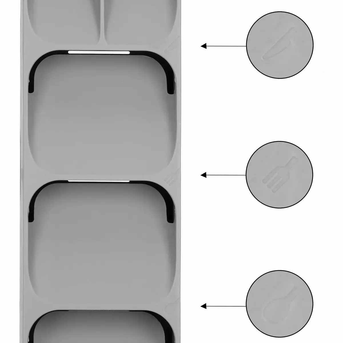 Cutlery Drawer Organizer Springos HA3067 Photo 8